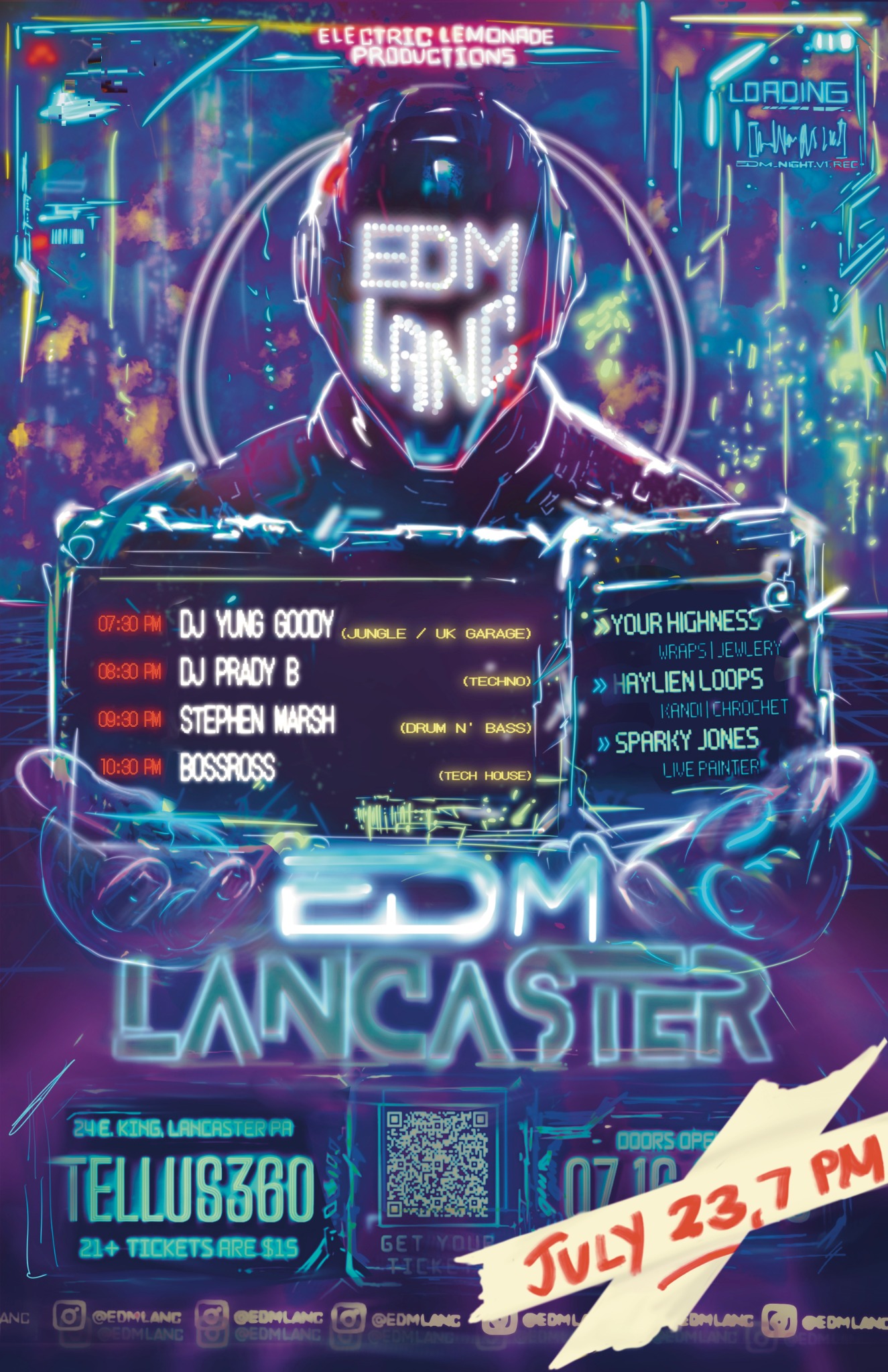 EDM Lancaster at Tellus360 on July 23, 2026